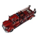 [LA-43307] Blechmodell Blechauto Modellauto Feuerwehrwagen Feuerwehrauto Antik-Stil Eisen rot L 51,1 cm Bild 2