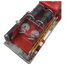 [LA-43309] Blechmodell Blechauto Modellauto Feuerwehrwagen Feuerwehrauto Antik-Stil Eisen rot L 41,7 cm Bild 6