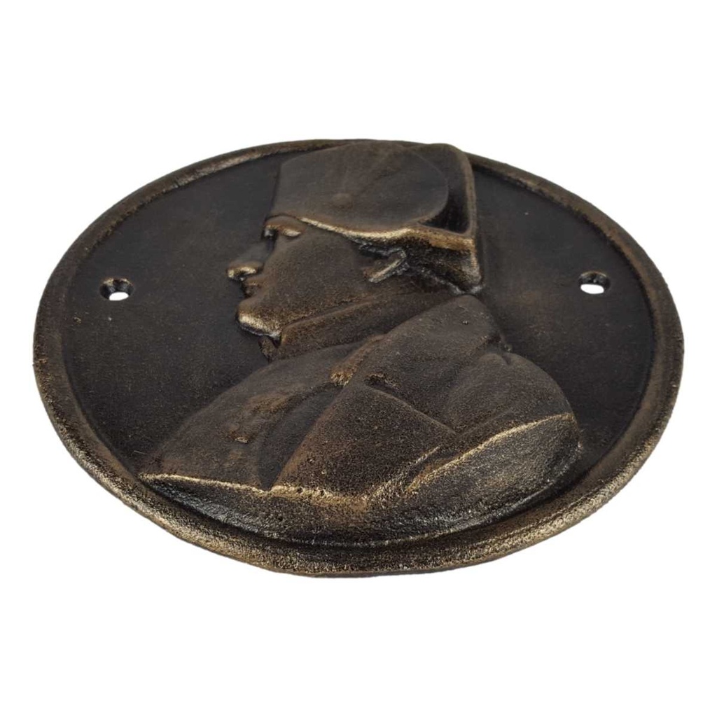 [LA-43525] Wandschild Wandplakette Gusseisen Napoleon Bild 2