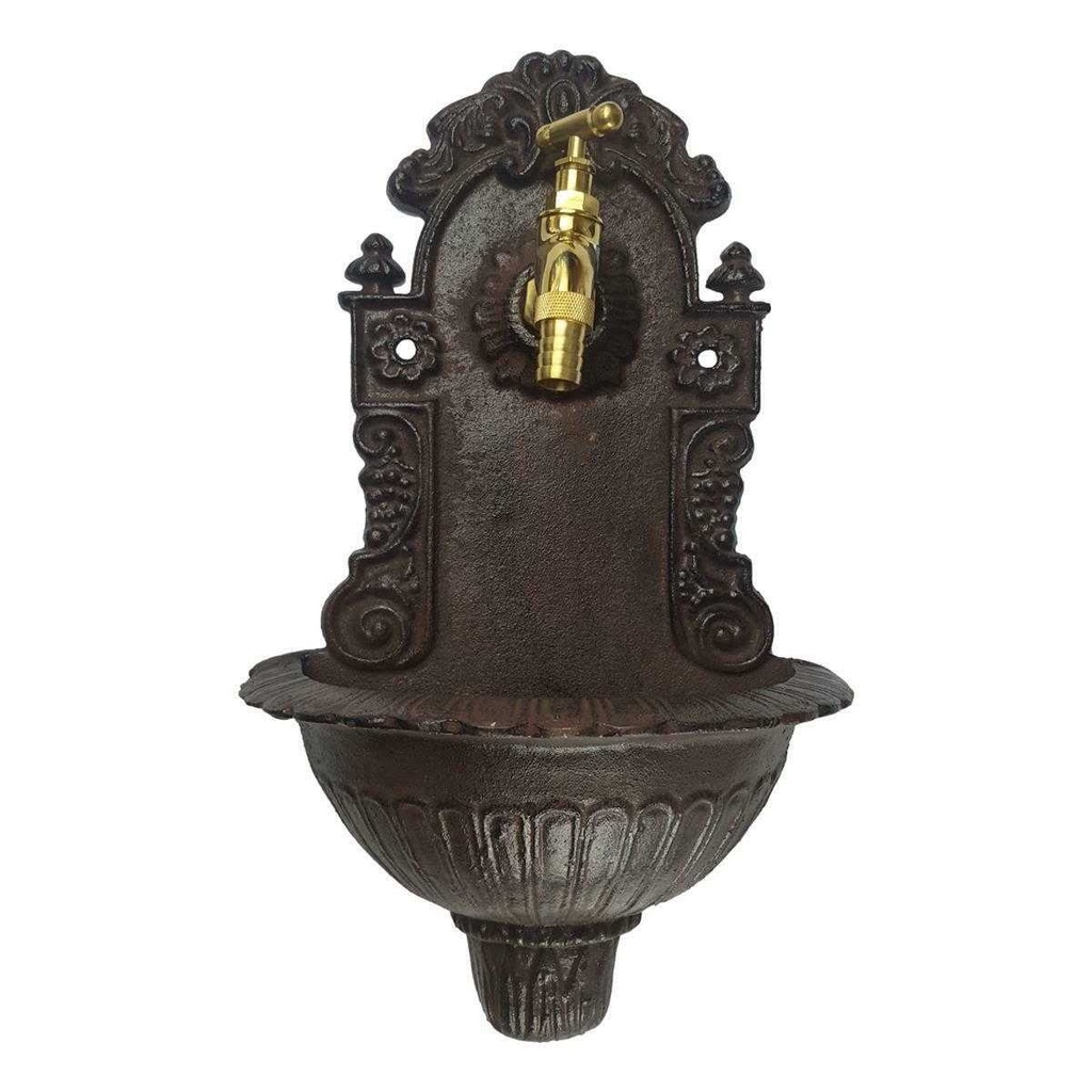 [LA-43734] Wandbrunnen mini klein Gusseisen Garten Bild 2