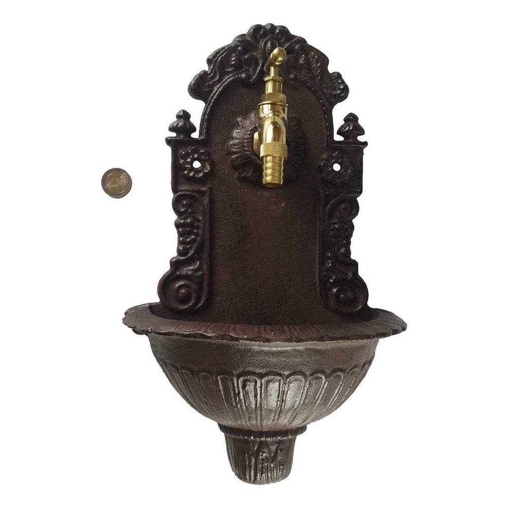 [LA-43734] Wandbrunnen mini klein Gusseisen Garten Bild 5