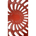 [LA-44122] Barhocker Barstuhl Traktorsitz Rot H 78 cm Gusseisen Bild 9