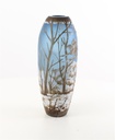 [LA-46369] Vase Cameo Glasvase Motivvase Winterlandschaft Bild 3
