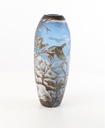 [LA-46369] Vase Cameo Glasvase Motivvase Winterlandschaft Bild 7