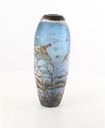 [LA-46369] Vase Cameo Glasvase Motivvase Winterlandschaft Bild 9
