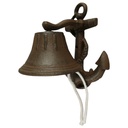 [LA-49031] Wandglocke Türglocke Türklopfer Gusseisen Braun rustikal #49031 Bild 2