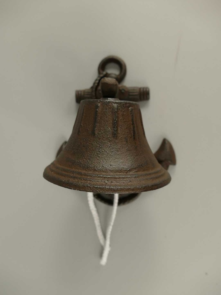 [LA-49031] Wandglocke Türglocke Türklopfer Gusseisen Braun rustikal #49031 Bild 5