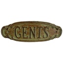 [LA-49064] Wandschild Wandplakette Gusseisen - Gents Männer Bild 2