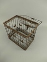 [2120284] 3er Set Vogelkäfig Blumen Pflanz Deko Käfig klein mittel groß Eisen eckig Braun rustikal Bild 6