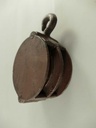 [LA-59935] Umlenkrolle Seilrolle Flaschenzug Riemenscheibe Eisen farbig Bild 4
