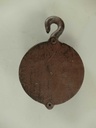 [LA-59935] Umlenkrolle Seilrolle Flaschenzug Riemenscheibe Eisen farbig Bild 5