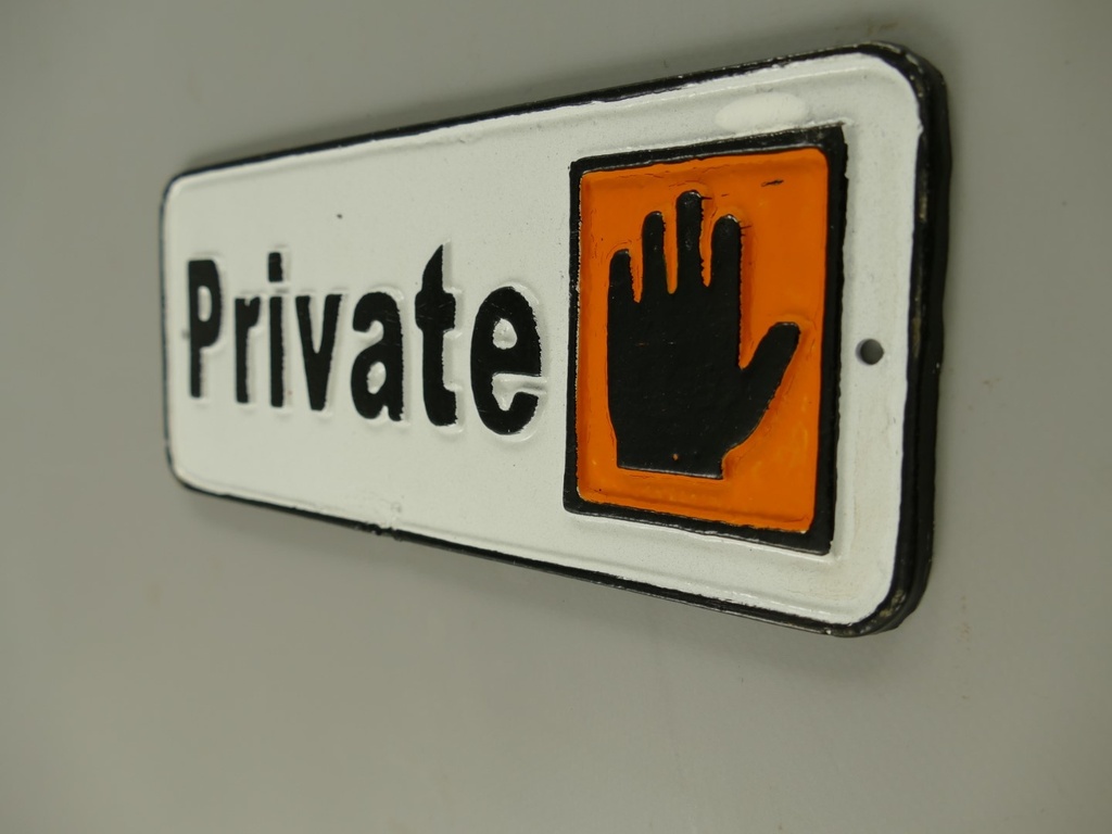 [LA-59940] Wandschild Wandplakette Gusseisen - Private Bild 3