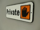 [LA-59940] Wandschild Wandplakette Gusseisen - Private Bild 3