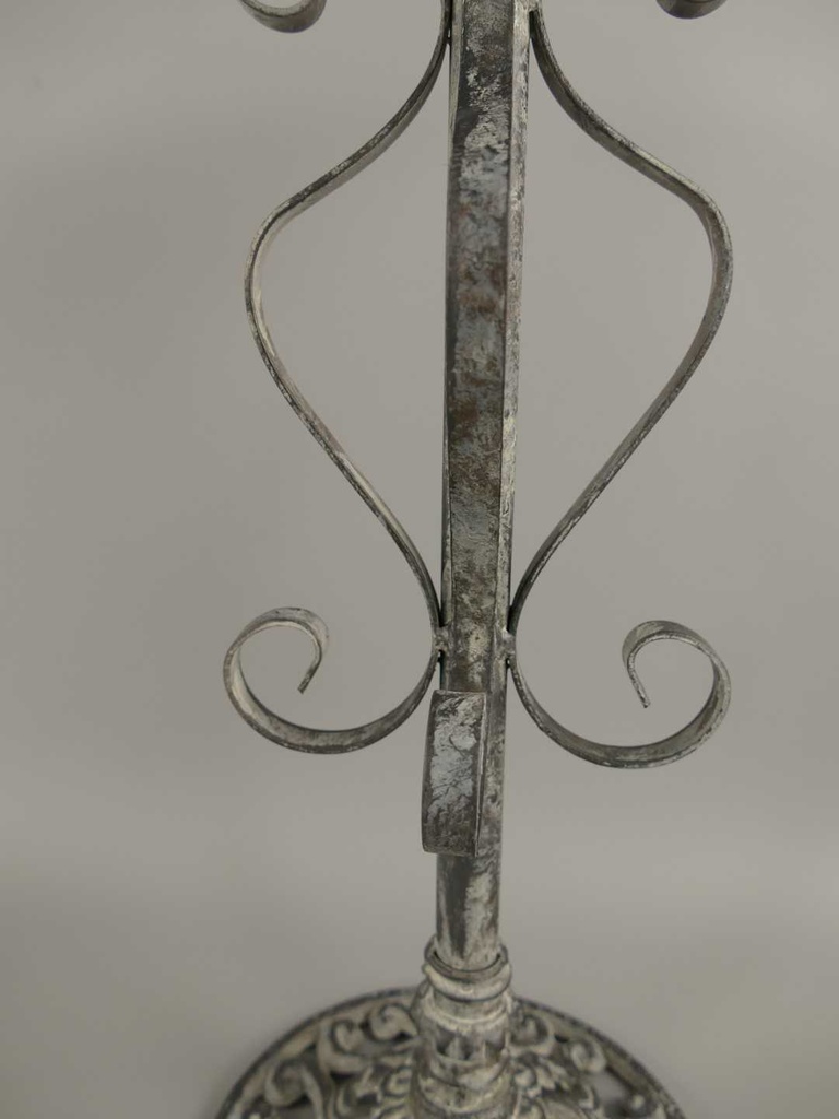 [LA-59959] Vogeltränke/Futterstelle Eisen Grau H 45cm Bild 5