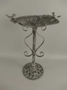 [LA-59959] Vogeltränke/Futterstelle Eisen Grau H 45cm Bild 6