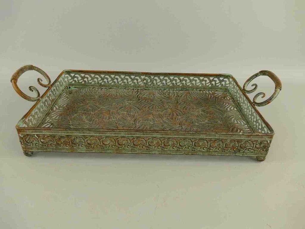 [LA-59960] Tray Eisen Farbig. 2st. L 46/55cm Set! Bild 4