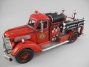 [LA-60033] Figur Skulptur Blechmodell Blechauto Modellauto Nutzfarzeug Feuerwehrwagen Bild 7