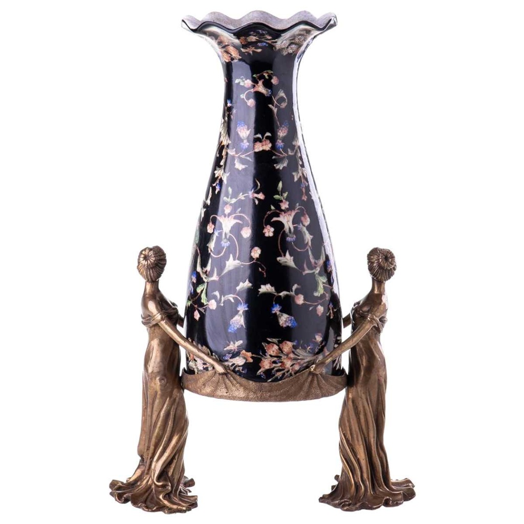 [LA-63245] Vase Porzellan/Messing #63245 Bild 2
