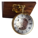 [LA-63724] Messing Kugeluhr mit Mechanischem Uhrwerk in Holzbox #63724 Bild 5