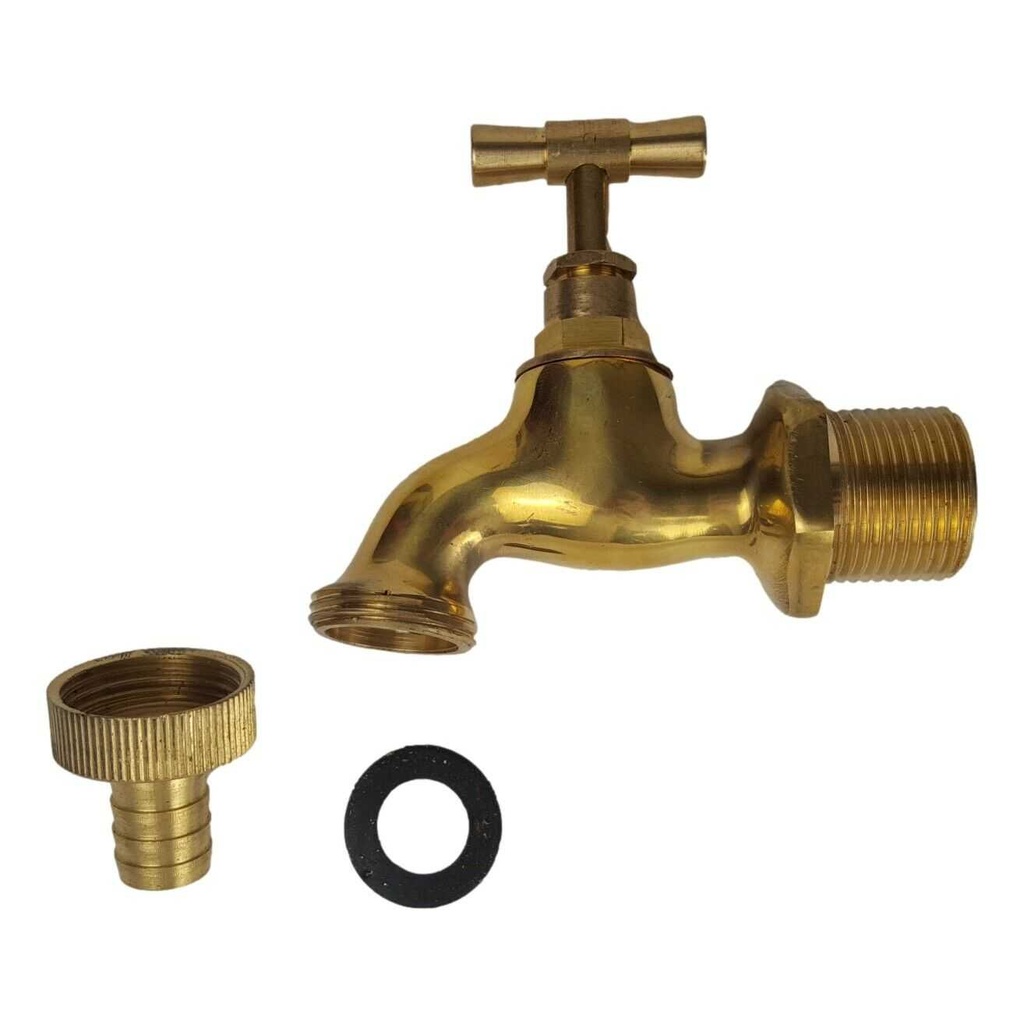 [LA-63859] Wasserhahn ¾ Zoll Aluminium Messing Bild 3