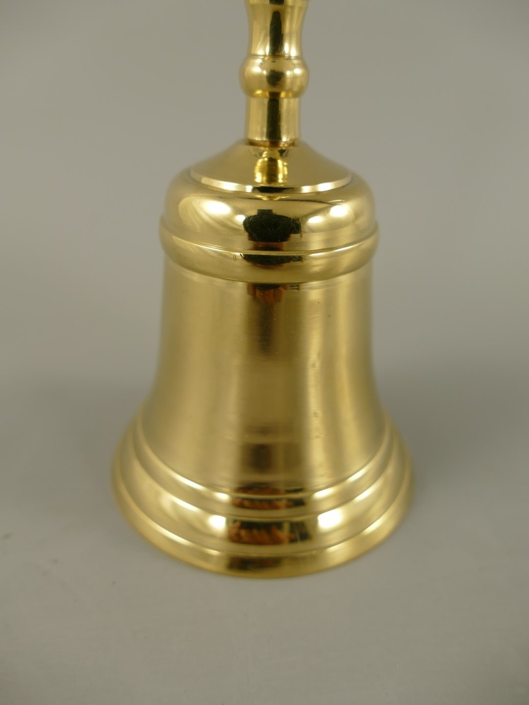 [LA-70674] Tischglocke Messing glatt H 15cm Bild 2