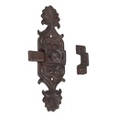 [LA-70725] Schieberiegel Schubriegel Bolzenriegel Türriegel Schloßriegel Gusseisen Bild 4
