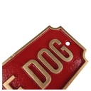 [LA-82613] Wandschild Wandplakette Gusseisen Beware Of The Dog Bild 6