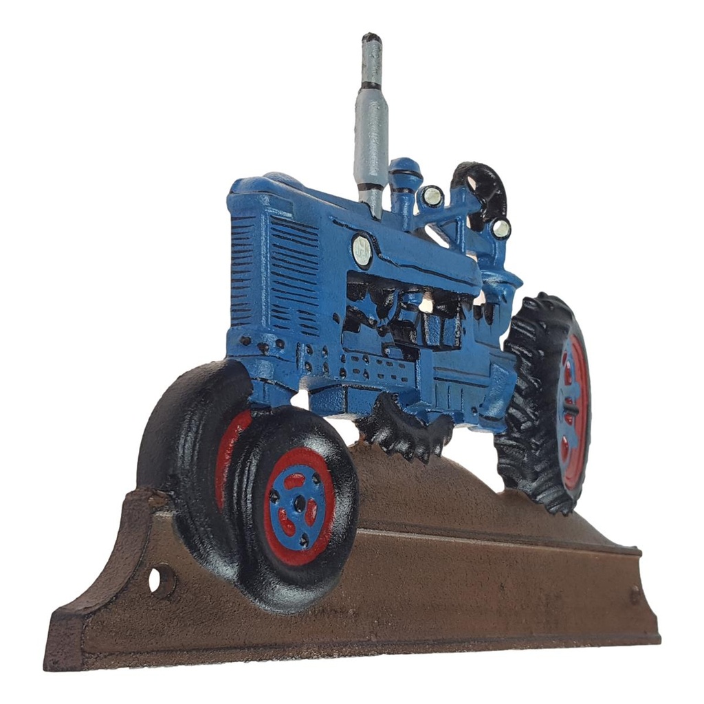 [LA-84740] Wanddekoration Gusseisen Traktor Blau Bild 2