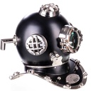 [LA-85230] Skulptur Figur Aluminium Taucherhelm #85230 Bild 3