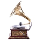 [LA-85245] Trichtergrammofon Grammophon 4-eckig #85245 Bild 2