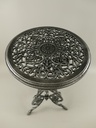 [LA-85520] Blumentisch Eisen Antik grau/schwarz H.70-D.36cm Bild 3