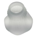 [LA-85599] matt Lampenschirm Ersatzglas Ersatzschirm Glasschirm weiß Bild 2