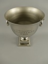 [LA-85650] Weinkühler Sektkühler Alu vernickelt H.36x29cm Bild 6