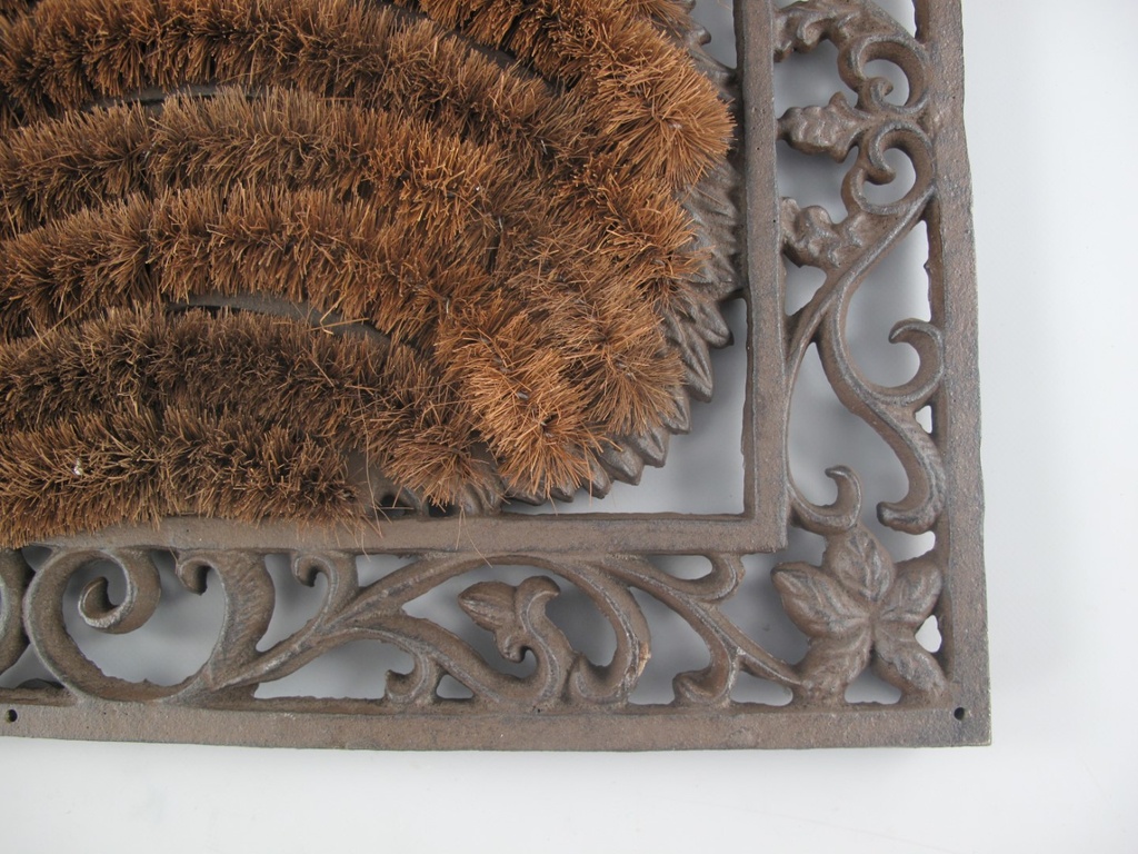 [LA-85695] Türmatte Gußeisen rustikal braun L.65cm Bild 5