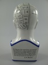 [LA-85754] Figur Skulptur Porzellankopf BLAU!!! H.30x16cm Bild 3