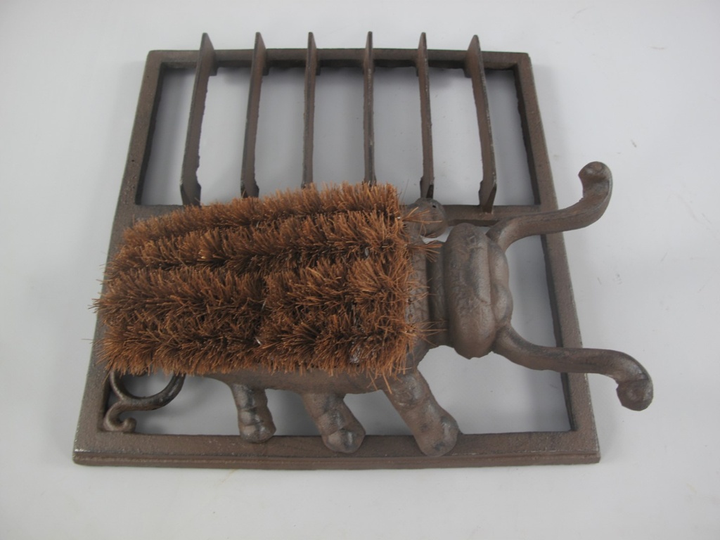 [LA-85773] Türmatte/Fussabtreter Eisen rustikal braun L.30cm Bild 5