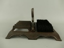 [LA-85780] Schuhschaber Gußeisen rustikal braun L.27x15cm Bild 2