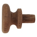 [LA-85784] Holzknopf Holz Möbelgriff Schubladengriff Möbelknauf Teakholz 20mm Bild 2