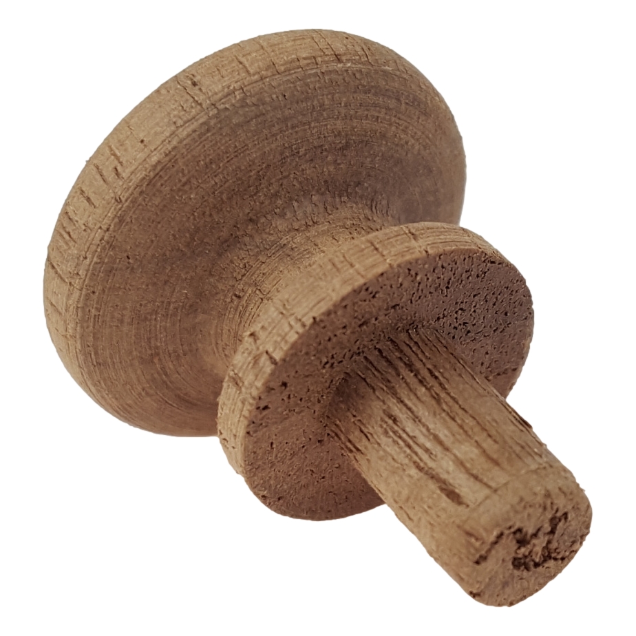 [LA-85784] Holzknopf Holz Möbelgriff Schubladengriff Möbelknauf Teakholz 20mm Bild 4