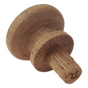 [LA-85784] Holzknopf Holz Möbelgriff Schubladengriff Möbelknauf Teakholz 20mm Bild 4