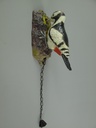 [LA-85835] Türklopfer VOGEL Eisen FARBE H.21x13cm Bild 2
