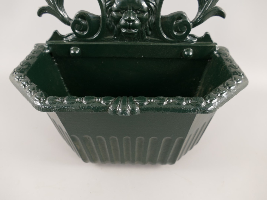 [LA-85848] Wandbrunnen Alu Guß grün H.60cm Bild 3