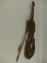 [LA-85956] Wanddeko Geige rustikal Eisen H.84x42cm Bild 4