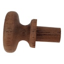 [LA-85965] Holzknopf Holz Möbelgriff Schubladengriff Möbelknauf Teakholz 16mm Bild 2