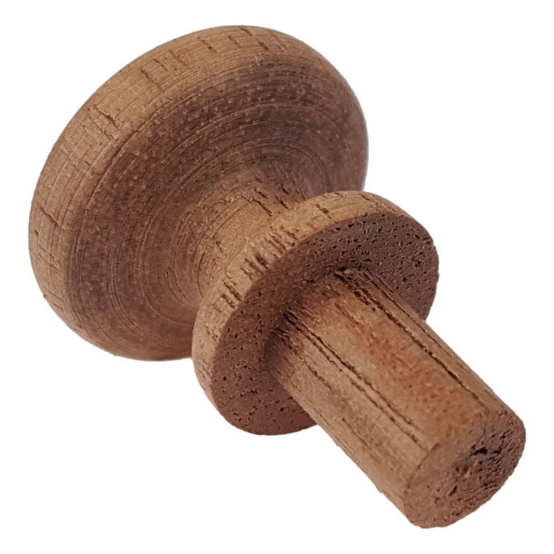 [LA-85965] Holzknopf Holz Möbelgriff Schubladengriff Möbelknauf Teakholz 16mm Bild 3