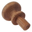 [LA-85965] Holzknopf Holz Möbelgriff Schubladengriff Möbelknauf Teakholz 16mm Bild 3