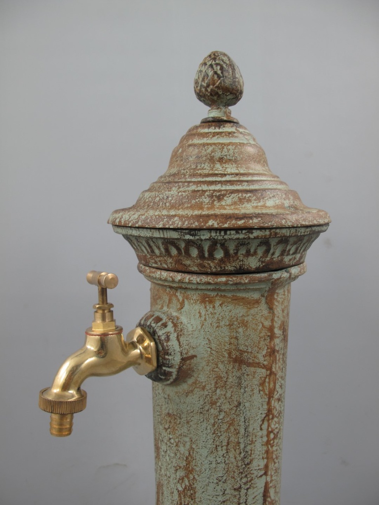 [LA-85990] Zapfsäule Gußeisen farbig H.78x33cm Bild 2