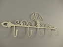 [LA-86094] Wandhaken Eisen weiß L.54x21x5cm Bild 2