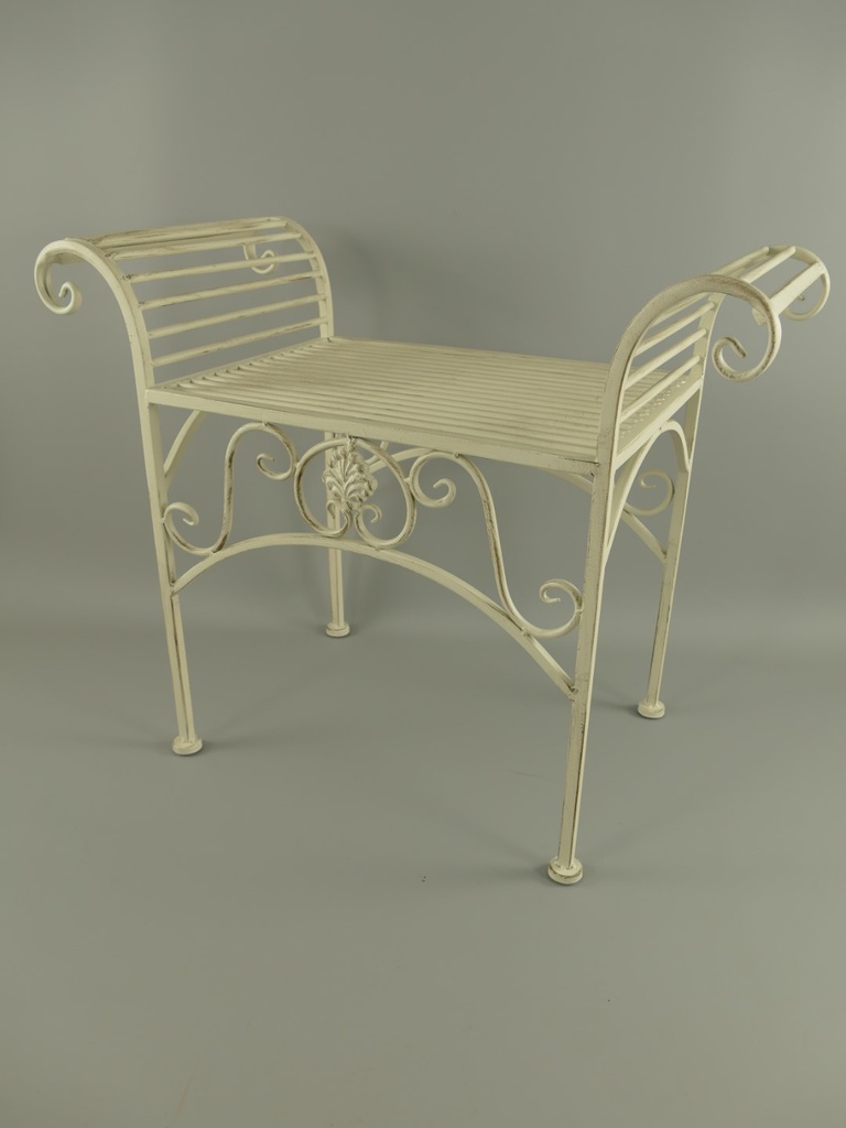 [LA-86214] Hocker Eisen CREME!! farbig H.55x68cm Bild 2