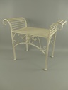 [LA-86214] Hocker Eisen CREME!! farbig H.55x68cm Bild 2